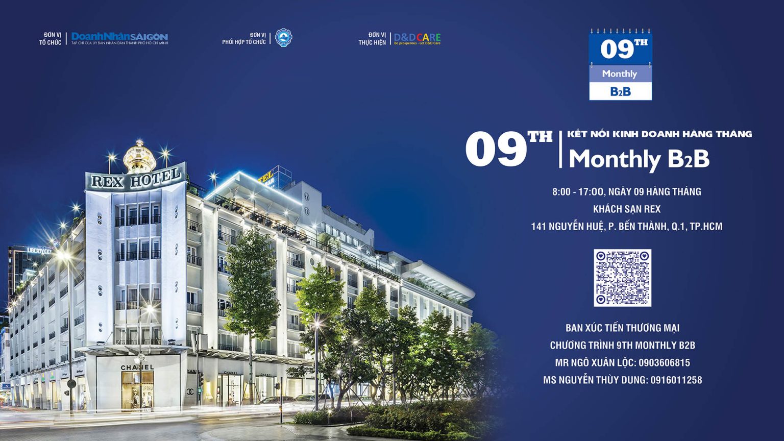 Đăng ký truyền thông và kết nối kinh doanh ngày 09 hàng tháng (9th Monthly Business to Business.)