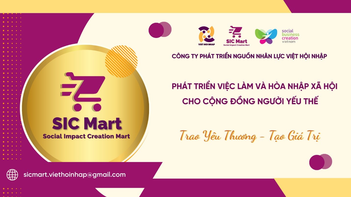 SIC Mart (Social Impact Creation Mart) cầu nối giữa kinh doanh và tác động xã hội.